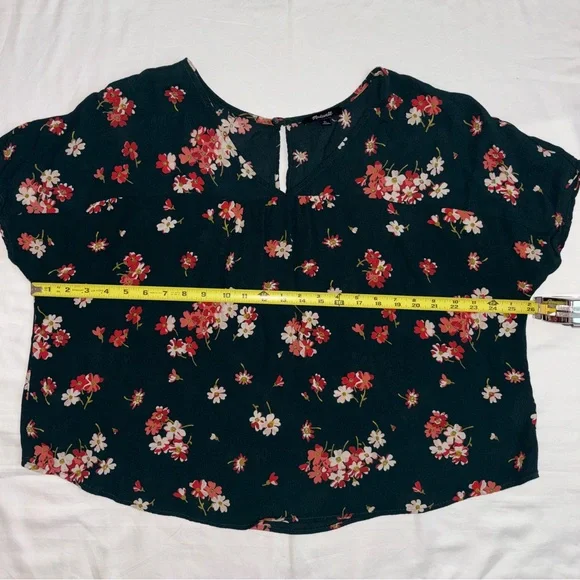 Madewell Rhyme Top in Spruce Blooms - Picture 7 of 8